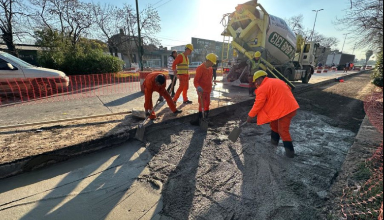 "Calles más seguras y conectadas": avanzan los trabajos en todo Almirante Brown