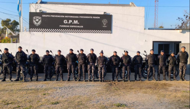 Refuerzo policial en Presidente Perón: suman 18 agentes motorizados para patrullajes