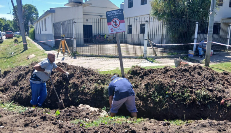 Una obra clave para que el barrio no se inunde