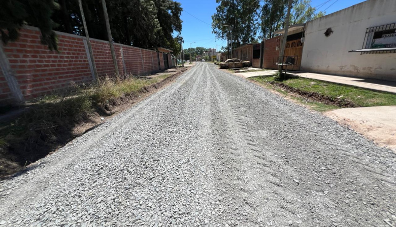 El Roble suma calles más firmes y seguras