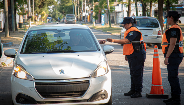 Controles sorpresa y fuerte despliegue policial en Brown