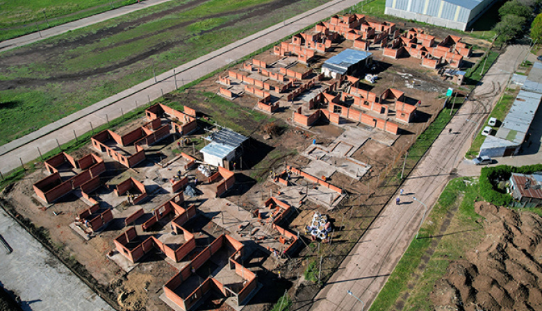 Un nuevo barrio empieza a tomar forma en Don Orione