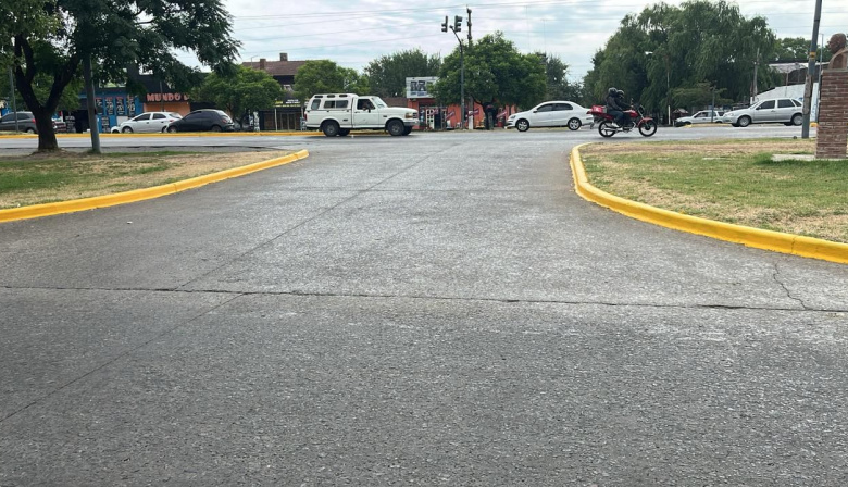 Cordones amarillos en toda la Ruta 210