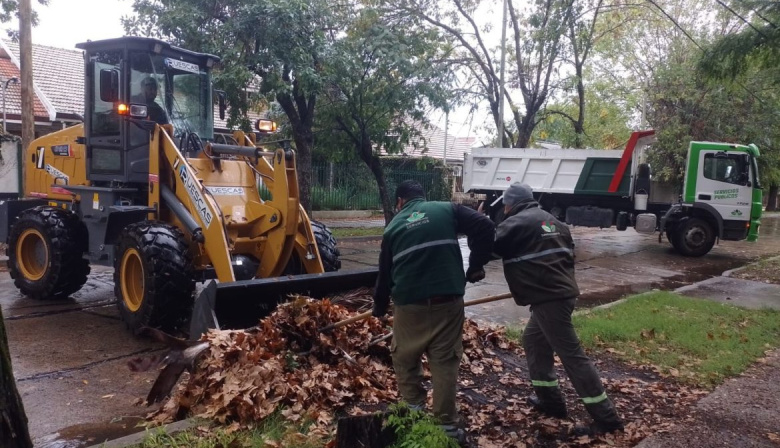Limpieza a contrarreloj para evitar anegamientos