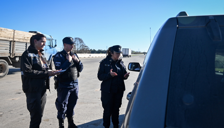 Refuerzan los controles en un acceso clave a San Vicente