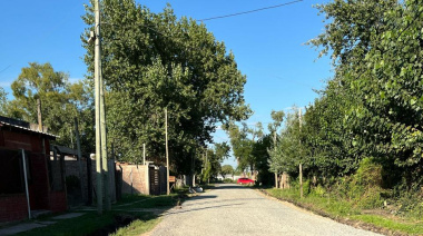 Presidente Perón acelera obras de reparación de calles