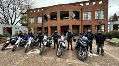 Más patrullas en moto para frenar a los motochorros