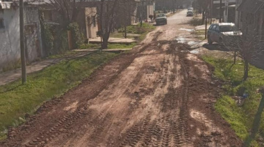 Calles en obra: Presidente Perón mejoras los barrios