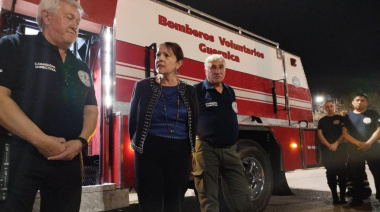 Un nuevo autobomba fortalece a los Bomberos Voluntarios