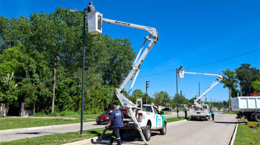 Luces, calles y plazas: mejoras en barrios de San Vicente