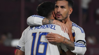 Boca despertó en Lanús y firmó su mejor noche del año