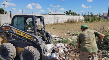 Operativos contra microbasurales en distintos barrios