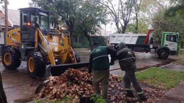 Limpieza a contrarreloj para evitar anegamientos