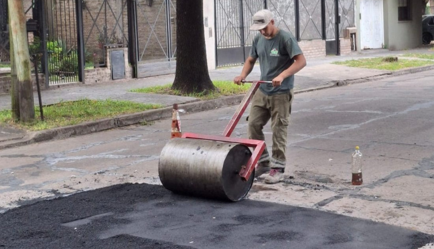Calles en obra y semáforos con cuenta regresiva