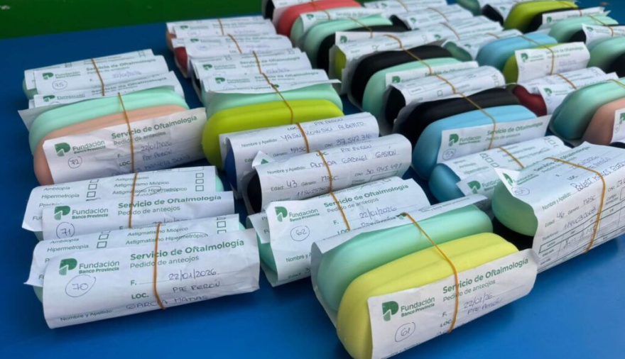 600 anteojos para Presidente Perón