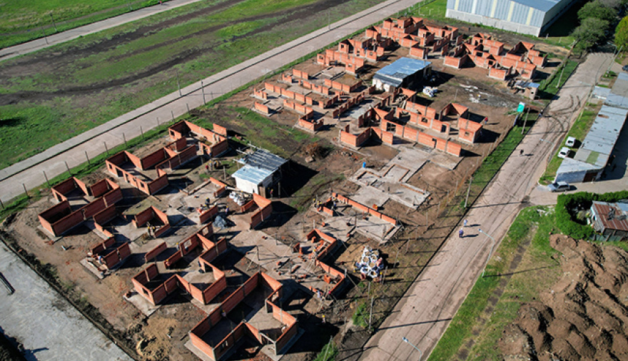 Un nuevo barrio empieza a tomar forma en Don Orione