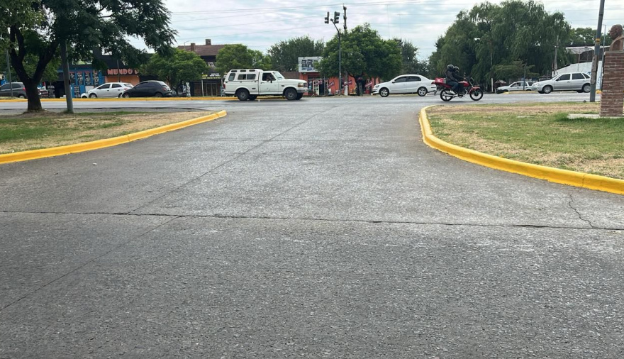 Cordones amarillos en toda la Ruta 210