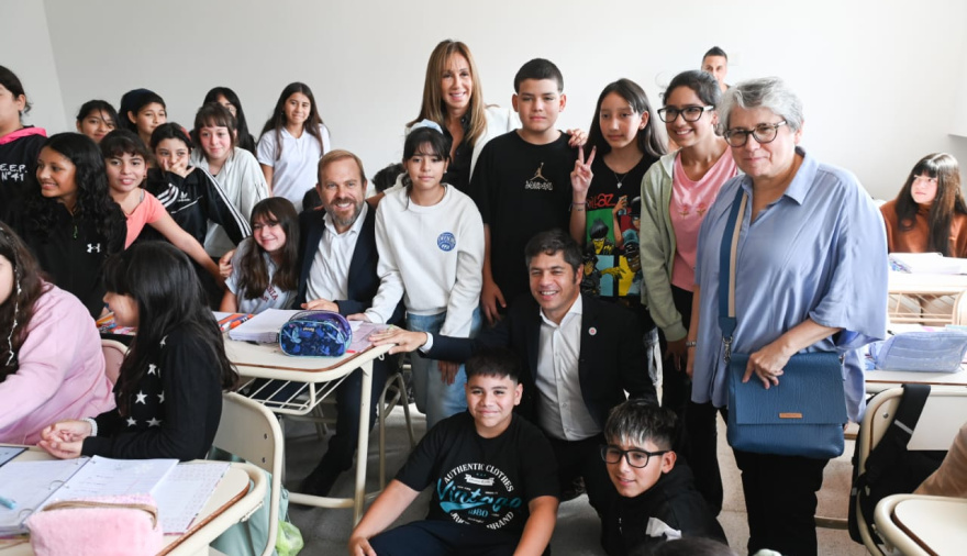 Seis escuelas en un día: la jornada que marcó a Ezeiza