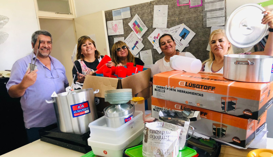 Refuerzan la cocina escolar en Presidente Perón