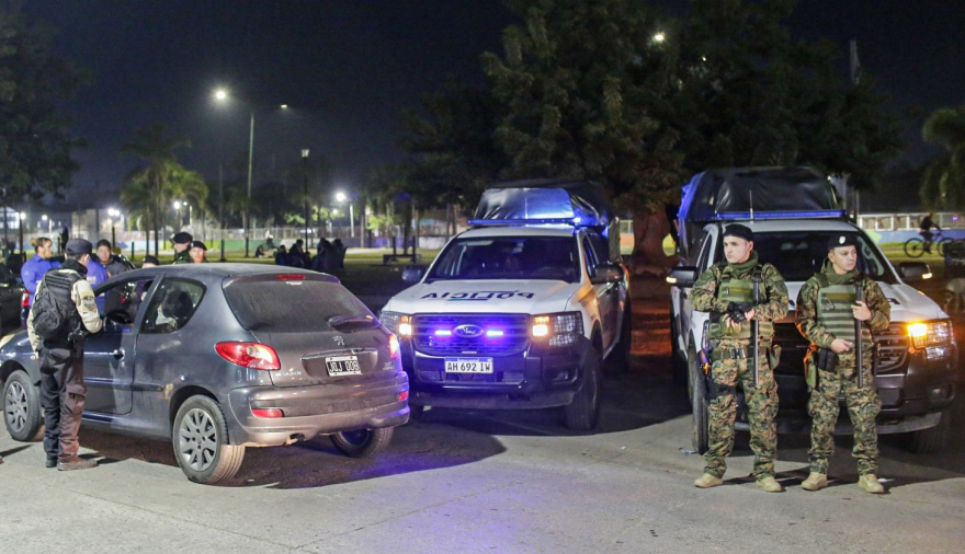 Megaoperativo policial en Glew