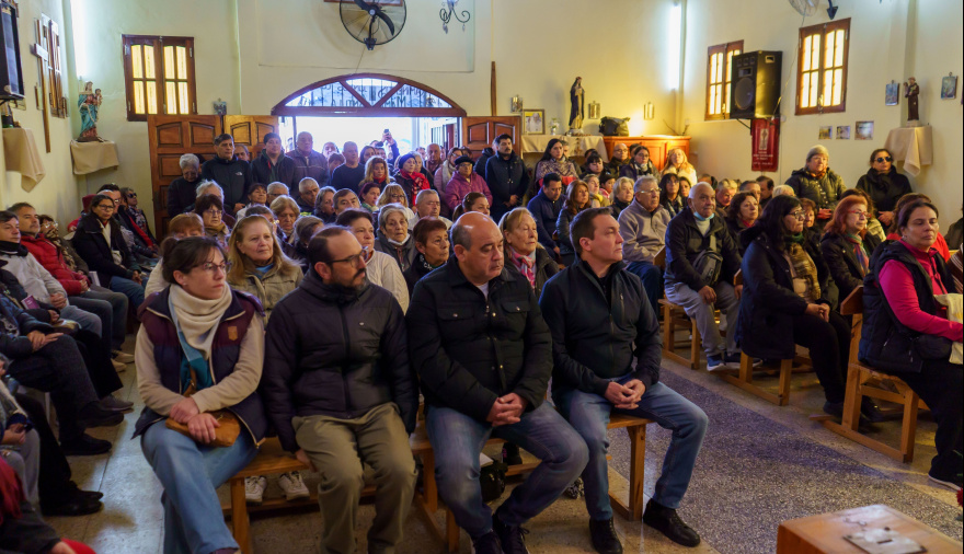 Mailín reunió a cientos de fieles en una jornada de celebración y encuentro