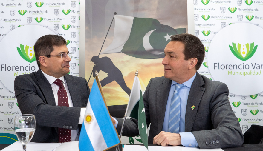 Florencio Varela abrió una nueva puerta comercial con Pakistán