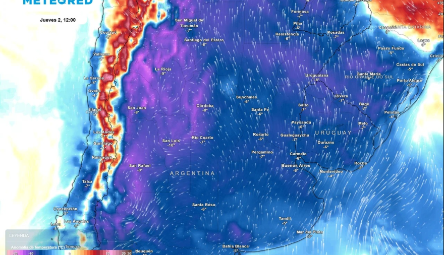Ola polar: la nieve volvió a sorprender a Buenos Aires
