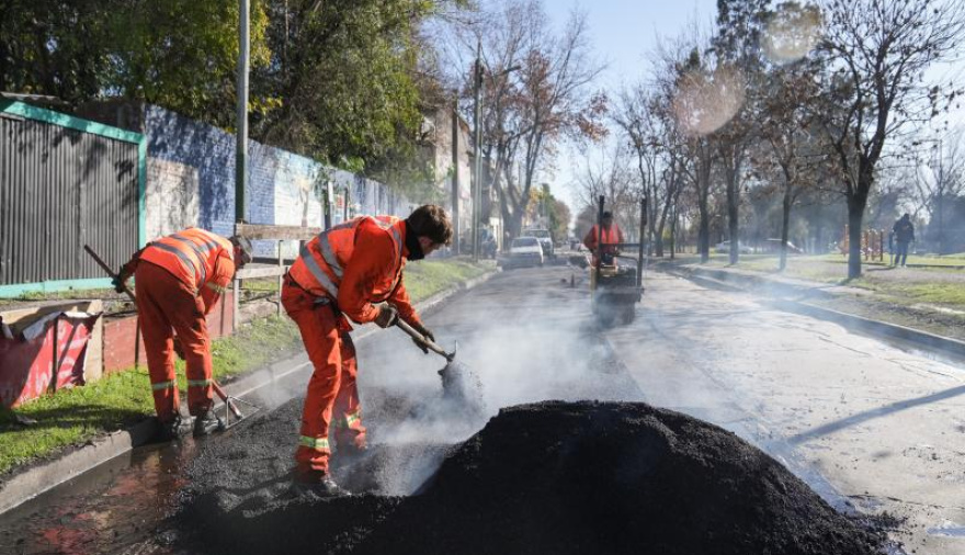 Caaguazú quedó renovada y el plan de bacheo suma nuevos frentes