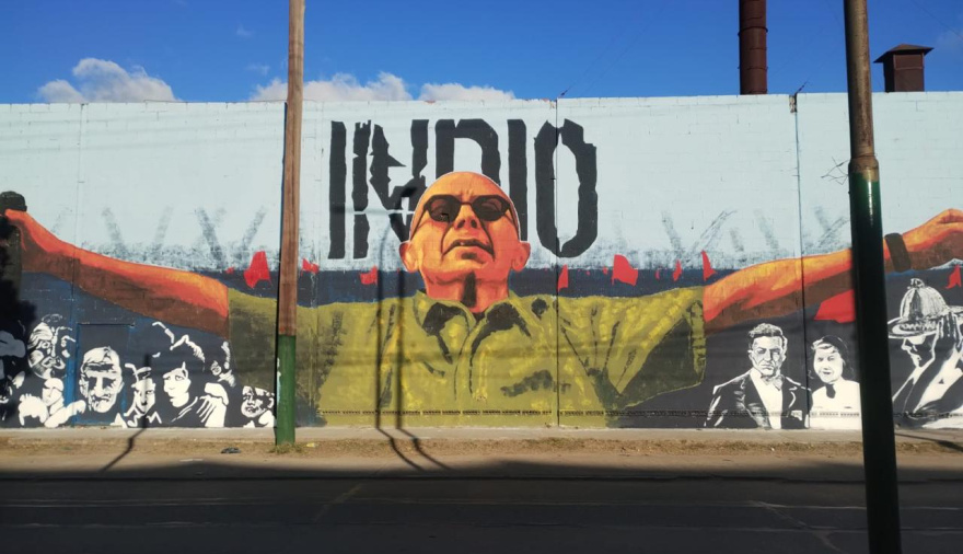 El Indio ya tiene su mural más grande