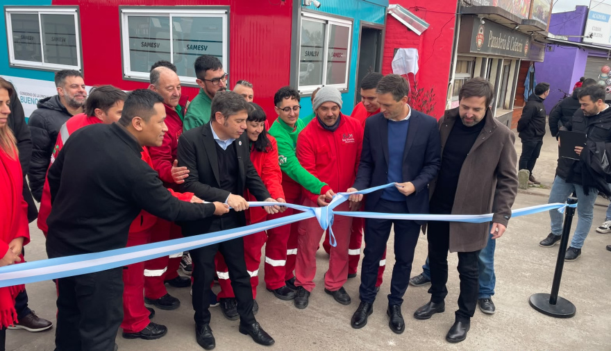 Kicillof y Mantegazza fortalecen la salud en San Vicente