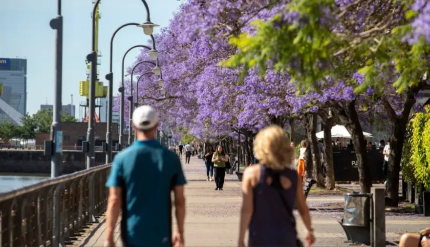 Calor, lluvia y viento: así llega la primavera al AMBA