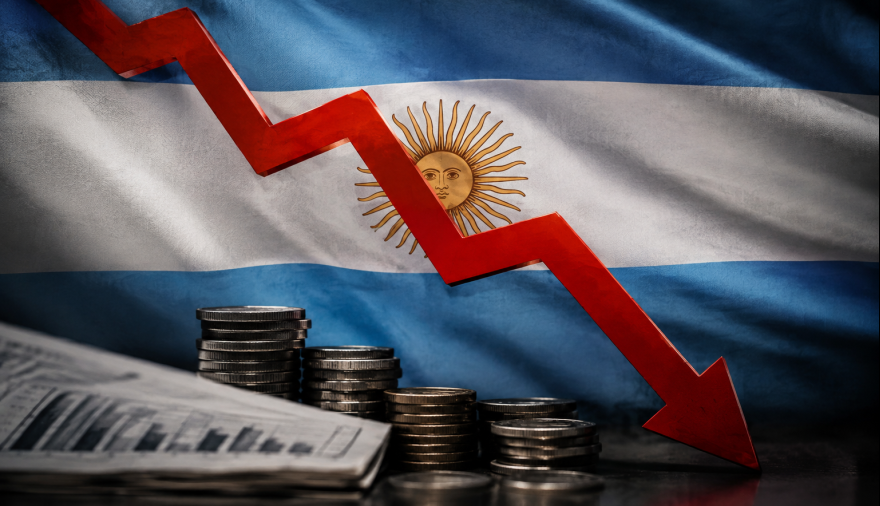 La economía cayó otra vez y la Argentina entró en recesión