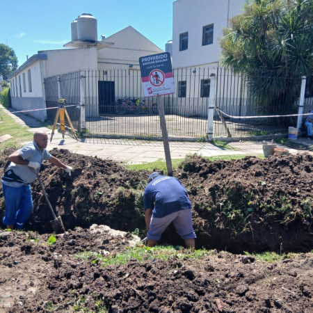 Una obra clave para que el barrio no se inunde
