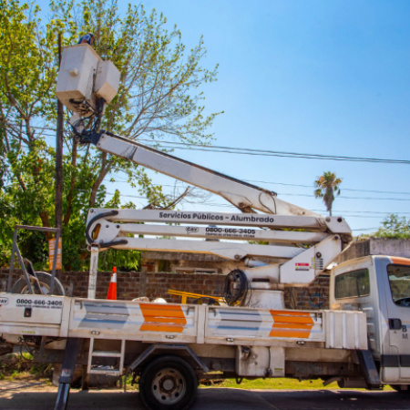 2.000 nuevas luces LED cambian el mapa de Berazategui