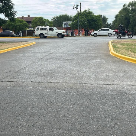 Cordones amarillos en toda la Ruta 210