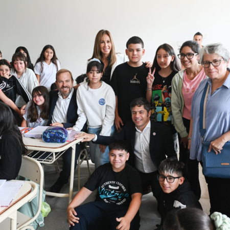 Seis escuelas en un día: la jornada que marcó a Ezeiza