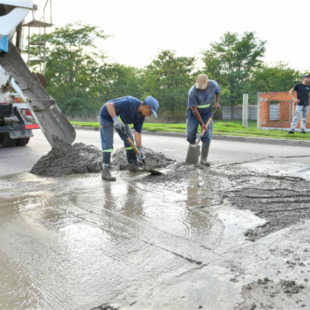 Mejoras en barrios y avenidas de San Vicente