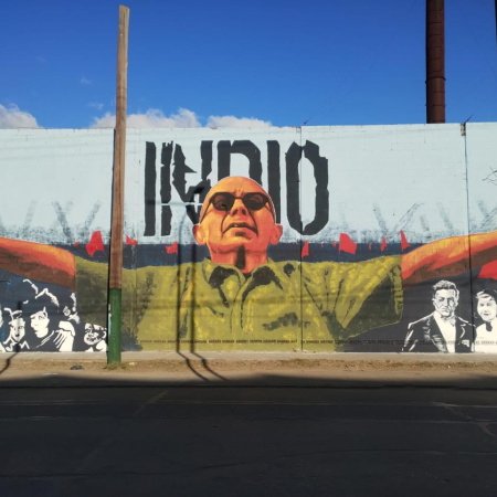 El Indio ya tiene su mural más grande