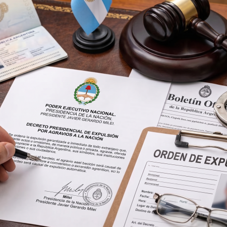 Milei endurece las expulsiones