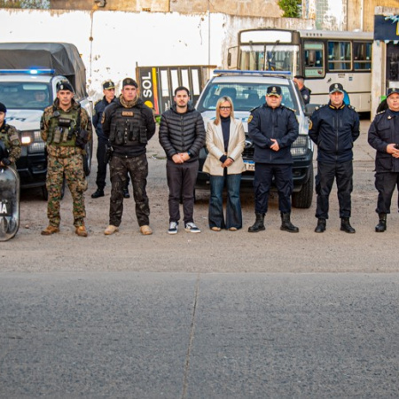Fuerte despliegue policial en Glew